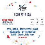 K-POP DVD KCON 2016 IN NY -2016.06.24-25- バンタン/ Dynamic Duo/ BTOB/ SEVENTEEN/ Ailee/ CRUSH/ MAMAMOO/ Eric Nam/ DAY6 CON DVD