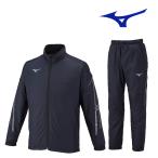 ウインドブレーカー上下セット 裏起毛 メンズ ミズノ mizuno スポーツ 撥水 冬 防寒 防風 ブレスサーモ ネイビー 25157