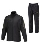 ветровка верх и низ в комплекте мужской Mizuno breath Thermo выставить зима часть . защищающий от холода . способ спорт чёрный черный 25183