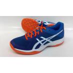 爆買 処分 ASICSアシックス バレーシューズ GEL-TACTIC TVR716 400　ブルー×ホワイト×オレンジ 25.5cm 22549