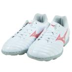 サッカートレーニングシューズ ジュニア キッズ 子供 モナルシーダネオ3 セレクト 幅広 3e ミズノ mizuno ホワイト×レッド 50050