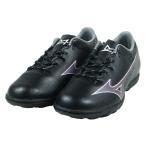 サッカートレーニングシューズ ジュニア キッズ 子供 ミズノアルファ セレクト jr AS ワイドモデル 幅広 3e 黒 ブラック 50064