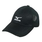  теннис колпак шляпа мужской женский унисекс Mizuno soft теннис колпак черный чёрный сетка 50336