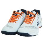 バドミントンシューズ ヨネックス yonex バトミントンシューズ shbsb1 パワークッション ストライダービート ホワイト×オレンジ 50787