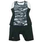 フィットネス水着 40代 50代 60代 ジム レディース セパレート ミズノ スイミング 水泳 水中ウォーキング水着 スポーツ ブラック 50862