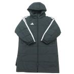 アディダス キッズ ジュニア ベンチコート adidas U MH BOA ロングコート 子供服 保温 防寒用 アウター フード付き ボアコート ブラック 51047