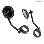 オートバイミラーセット ハーレーダビッドソンスポーツスターXL883カスタム1200アイアン883XL 883Nに適しています 38-41mmフロントフォーク用オートバイバックミ