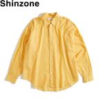 ショッピングローン ご予約受付中 Shinzone(シンゾーン) シアーダディシャツ SHEER DADDY SHIRT シャツ 綿 レディース カラー 全2色 長袖 日本製 春 夏 服