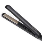 SALONIA サロニア ストレートアイロン ヘアアイロン 24mm 専用耐熱ポーチ付 海外対応 SL-004SGO ブラック×ゴールド