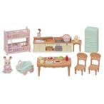 エポック(EPOCH) シルバニアファミリー 人形・家具セット 【 赤い屋根の大きなお家 家具セット-コトコトクッキング- 】 セ-210 ST