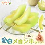 訳ありスイーツ メロン 訳あり フルーツ 国産 冷凍 不揃い カット 冷凍フルーツ スティック　お取り寄せ 5本 おしゃれ スイーツ  おいもや