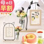 母の日 ギフト プレゼント 2026 早割 花 雑貨 猫 お菓子 スイーツ セット プリザーブドフラワー バラ 花とスイーツ おしゃれ 50代 60代 70代