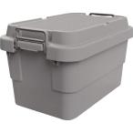 トラスコ中山(TRUSCO) トランクカーゴ 収納ボックス フラット天板仕様 グレー 50L GYCF-50