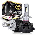 IPF ヘッドライト LED 車用 H4 Hi Lo切替 6000lm 4000lm 6500K ホワイト 12V 24V兼用 2本入 車検