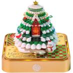 卓上カレンダー 面白い 3d クリスマスハウス カレンダー メモパッド ライトティア付き アートカレンダー 切り取り紙 デスクトップ 装飾 金