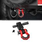 車 シャックルヒッチレシーバー 牽引フック 8ton トレーラー ヒッチ フック アル