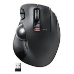 エレコム マウス ワイヤレス (レシーバー付属) トラックボール 6ボタン ブラック M-XT3DRBK