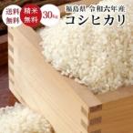 ショッピングお米 令和５年 お米 30kg 福島県産 コシヒカリ 無洗米 送料無料 精米  米