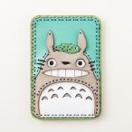 [ Tonari no Totoro ] большой to Toro чехол для пропуска кожа чехол для пропуска OJAGADESIGN(ojaga дизайн ) Ghibli сотрудничество ghibli-004 ручная работа кожа товар чехол для проездного билета натуральная кожа 