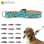 犬用 首輪 ハーフチョーク コーヒーナッツ  トレーニング 引っ張り防止 すり抜け防止  可愛い おしゃれ 小型犬 中型犬 大型犬 Up Country アップカントリー