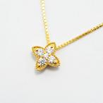 ダイヤモンド 0.14 ネックレス ペンダント K18 新品磨き仕上げ 中古