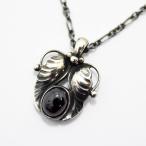 ジョージジェンセン ネックレス GEORG JENSEN 1994 ヘリテージコレクション ガーネット SV925 シルバー 中古