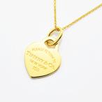 ティファニー ネックレス リターン トゥ ティファニー TIFFANY&amp;Co. ペンダント エルサペレッティ ハート K18 750 新品仕上げ 中古