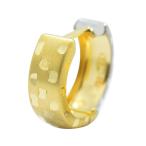 Yahoo! Yahoo!ショッピング(ヤフー ショッピング)ピアス メンズ フープ K18 イエロー ホワイト 中折れ 片耳 片側 レディース 新品