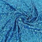 ショッピングスパンコール スパンコール生地 幻のスパン （160346） 15.アクアブルー 10Ad06_