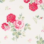 生地 Cath Kidston-キャスキッドソン ANTIQUE ROSE アンティーク・ローズ（AWCK01） PINK (H)_k4_