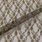  ткань ламе russell гонки (3618G) 4. чёрный × Gold 10Ac04_