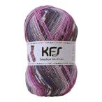 ショッピング毛糸 毛糸 Opal-オパール- KFSセレクション 4ply/4本撚り KFS131.紫キャベツ/パープル系マルチカラー (M)_b1j