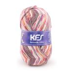 毛糸 Opal-オパール- オリジナルコットン 4ply/4本撚り KFS147.ツヴァイ/ピンク・グレー系マルチカラー 06Co99j