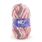 毛糸 Opal-オパール- オリジナルコットン 4ply/4本撚り KFS147.ツヴァイ/ピンク・グレー系マルチカラー (M)_b1j