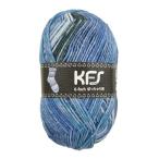 ショッピング毛糸 毛糸 Opal-オパール- KFSオリジナルカラー 6ply/6本撚り ぽっちゃり君 KFS160.気仙沼 海/ブルー系 (M)_b1j