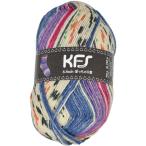 ショッピング毛糸 毛糸 Opal-オパール- KFSオリジナルカラー 6ply/6本撚り ぽっちゃり君 KFS162.マイスマイル/ブルー・パープル系マルチカラー 06Co99j
