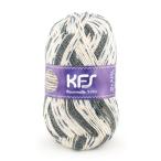 毛糸 Opal-オパール- オリジナルコットン 4ply/4本撚り KFS171.ツヴェルフ/ブルーグリーン・ホワイト系マルチカラ― 06Co99j