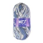 毛糸 Opal-オパール- オリジナルコットン 4ply/4本撚り KFS186.ジプツェン/ブルー×グレー系マルチカラー 06Co99j