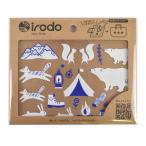 Yahoo! Yahoo!ショッピング(ヤフー ショッピング)＼期間限定10％OFF／ ファブリックステッカー irodo-イロド- キャンプ 90013.ホワイト・ブルー 99Zz99_
