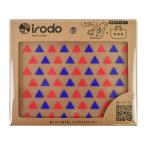 ファブリックステッカー irodo-イロド- トライアングル 90027.レッド・ブルー (B)_ec_