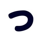 シールタイプワッペン もじシール（E86） つ 紺 08Bf99_