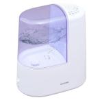 ショッピング加湿器 スチーム式 アイリスオーヤマ 加湿器 スチーム式(加熱式) 加湿量 260ml タンク容量 2.4L 7畳 9時間連続加湿 アロマ対応 小型 卓上 デスク用 SHM-260R1-A ブルー