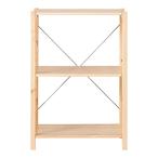 無印良品 パイン材ユニットシェルフ 小 幅58*奥行39.5*高さ83cm 61182247 ナチュラル