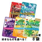 ブルボン フェットチーネグミ よりどり （8袋） コーラ グレープ サイダー レモン グミ キャンディ 駄菓子 メール便