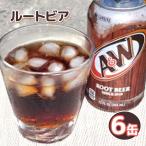 ルートビア エンダーA＆W 6缶セット 炭酸飲料 味 湿布