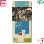 【1/1(木)限定！ポイント+10%】チョコレート ギフト 高級 第3世界ショップ ミルクチョコレート 80g 3個セット