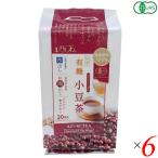 ショッピングあずき茶 あずき茶 小豆 オーガニック ひしわ 国産有機小豆茶（ティーバッグ）100g(20袋) 6個セット