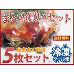 冷凍 広島お好み焼き（イカ天入） 300g 5枚セット（簡易包装）【送料込】(021-0041)