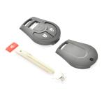  Note Sylphy Cube болванка ключа 2 кнопка + Panic кнопка запасной ключ ключ ширина 9mm NSN14 M396 Ниссан 