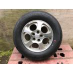 16 -дюймовые легкосплавные алюминиевые литые диски всесезонный шина 1 шт. Pajero Io H76W Мицубиси 215/70R16 16×6JJ остаточный паз примерно 8mm слабый 2021 год производства 